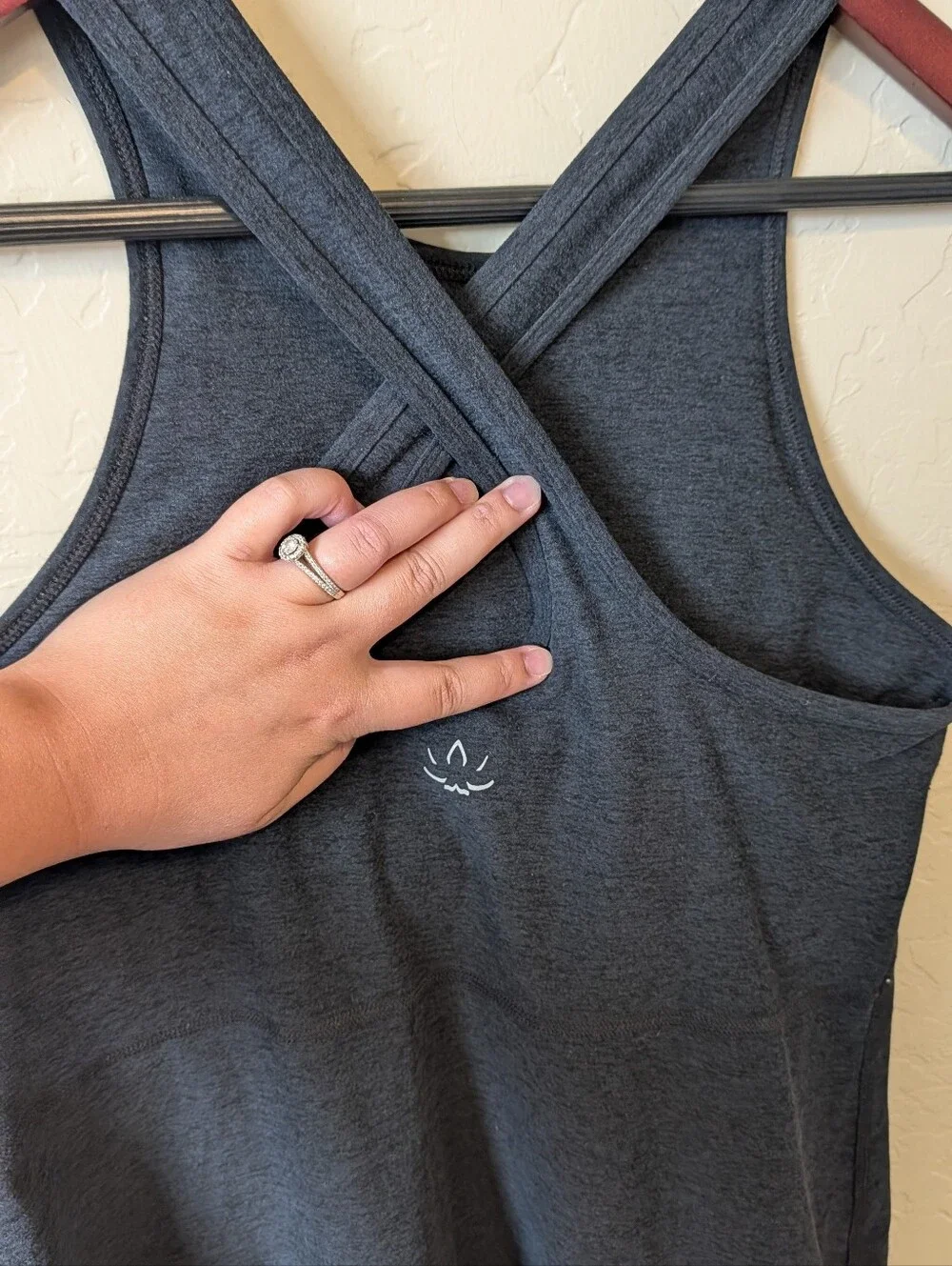 Beyond Yoga Under Lock and Key Dress in Heathered Grey